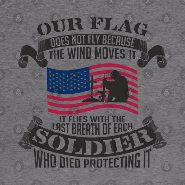 Our Flag Flies Patriotic Military USA Pride by Anticorporati