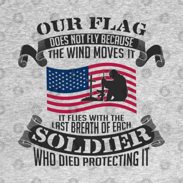 Our Flag Flies Patriotic Military USA Pride by Anticorporati