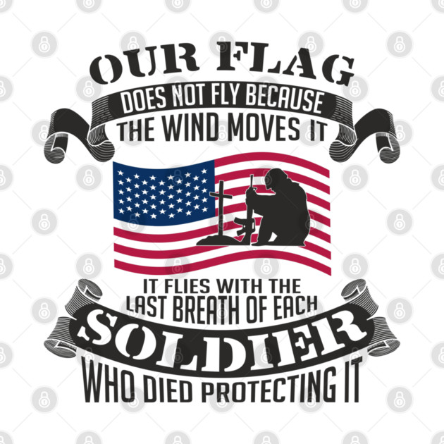 Our Flag Flies Patriotic Military USA Pride by Anticorporati