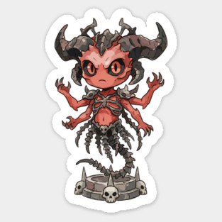 Mephisto Diablo 4 Lord of Hatred Fanart Sticker