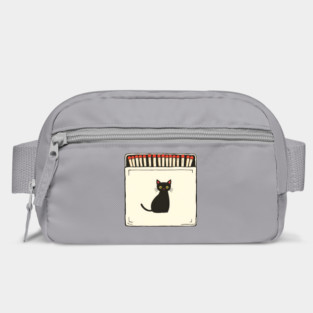 Vintage Matchbook Aesthetic, Retro Cat Illustration Bag