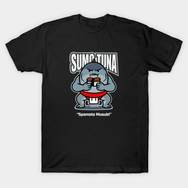 Sumo Tuna Collection - Spamoto Musubi T-Shirt by Bad Tuna Bob
