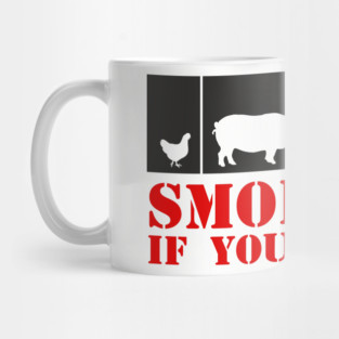 Smoke 'Em If You Got 'Em BBQ Meat Lover Mug