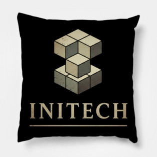 Initech Logo Cubes Pillow