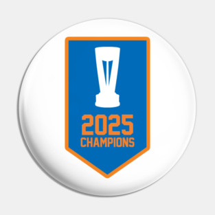 New York Knicks NBA Cup Banner - 2025 Pin