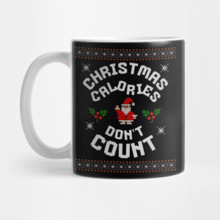 Christmas Calories Funny Holiday Tee Mug