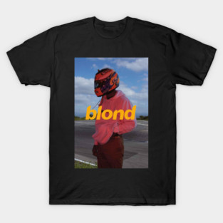 Blonde Hair Helmet Artist Vibes T-Shirt