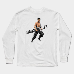 Bruce Lee Martial Arts Legend Long Sleeve T-Shirt