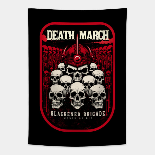 DEATH MARCH Tapestry by artslaves