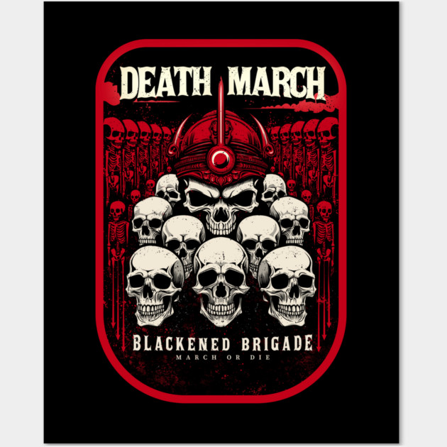 DEATH MARCH Wall Art by artslaves