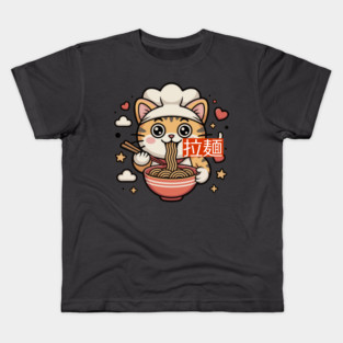 Ramen and Cats Kids T-Shirt