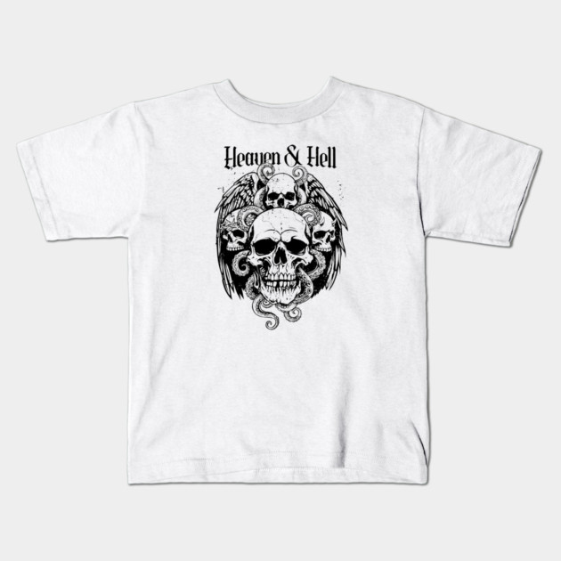 HEAVEN & HELL Kids T-Shirt by artslaves