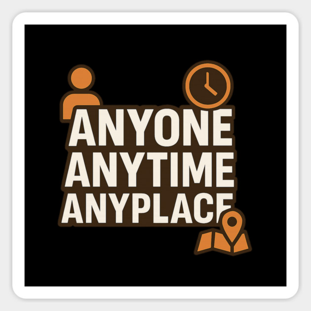 Anyone Anytime Funny Gym Workout Athlete Sports Training Sticker by logiamerch