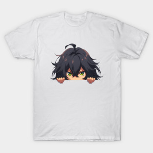 Guren Ichinose Seraph Of The End Chibi Kawaii Anime Peeker T-Shirt