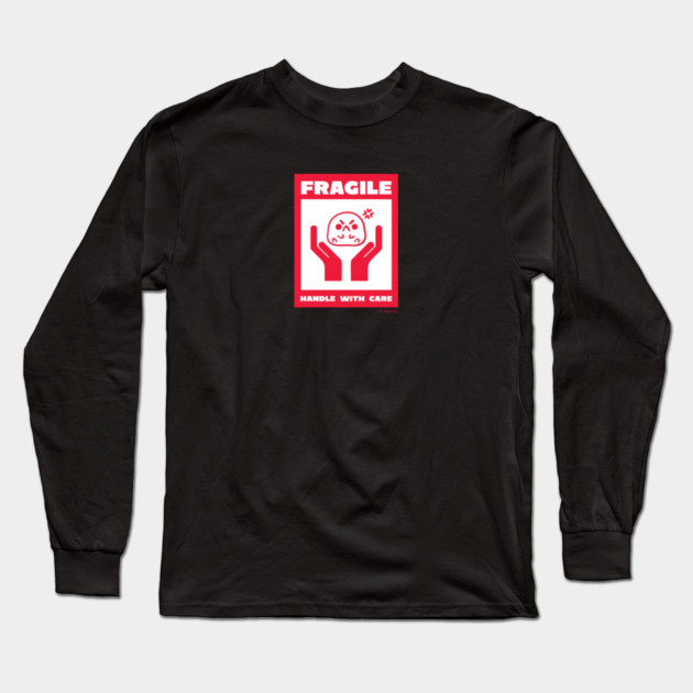 fragile Long Sleeve T-Shirt by angyfrog