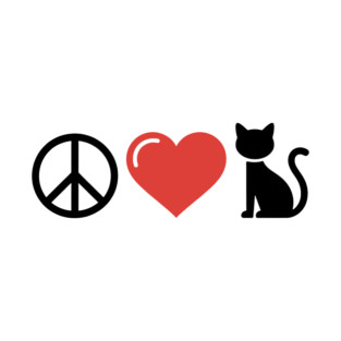 Peace Love Cats T-Shirt