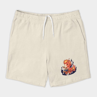 Horse Eating Ramen Shorts