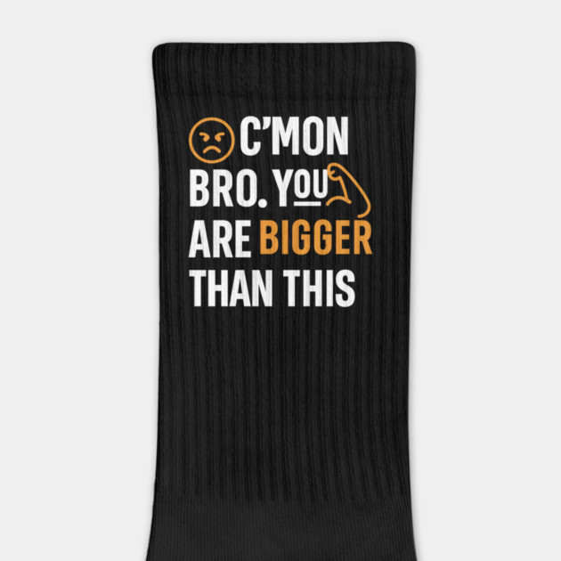 Motivational Fitnes Quote, You Are Bigger Than This by logiamerch