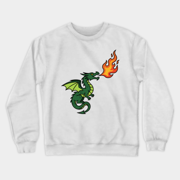 Dragon Crewneck Sweatshirt by CreativeSage