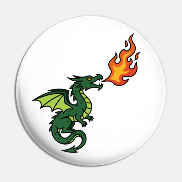 Dragon Pin by CreativeSage
