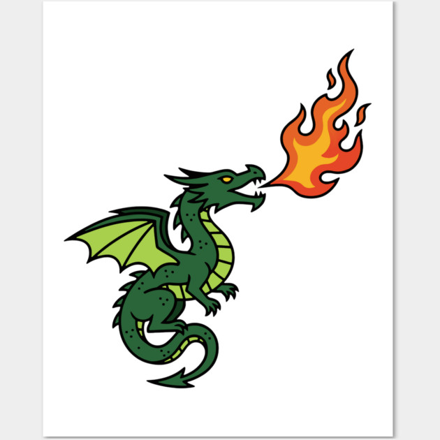 Dragon Wall Art by CreativeSage