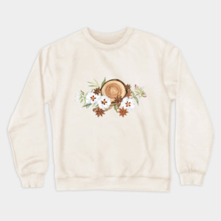 Rockrose, Sandalwood, and Star Anise Artwork Crewneck Sweatshirt
