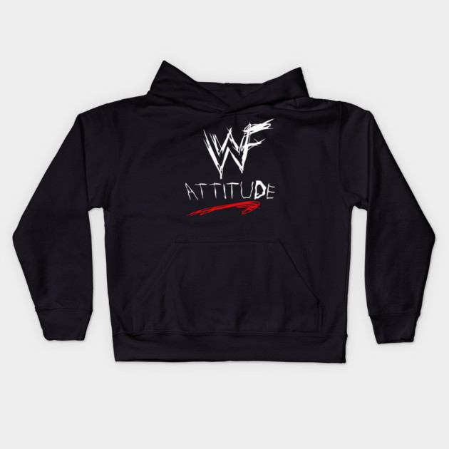 Wrestling Attitude Kids Hoodie by nicklower