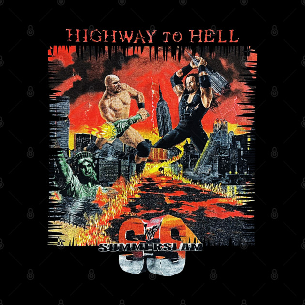 Stone Cold Steve Austin - Undertaker - Highway to Hell - Summer Slam by nicklower