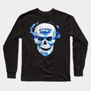 Stone Cold Steve Austin - Skull - Wrestling Long Sleeve T-Shirt