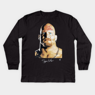 Stone Cold Steve Austin - 100% Pure - Wrestling Kids Long Sleeve T-Shirt