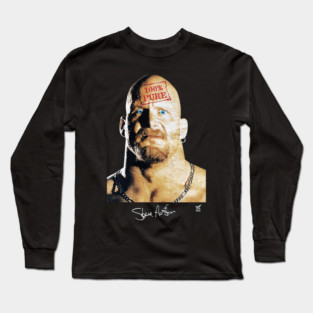 Stone Cold Steve Austin - 100% Pure - Wrestling Long Sleeve T-Shirt