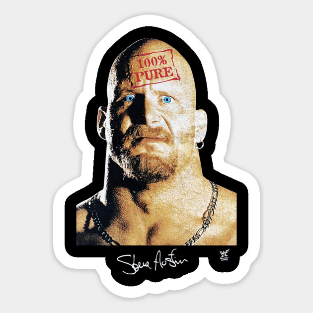 Stone Cold Steve Austin - 100% Pure - Wrestling Magnet by nicklower
