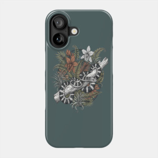 Malayan Krait Snake Vintage Illustration Phone Case