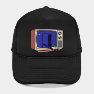 Cosmic Channel Retro TV Portal Hat