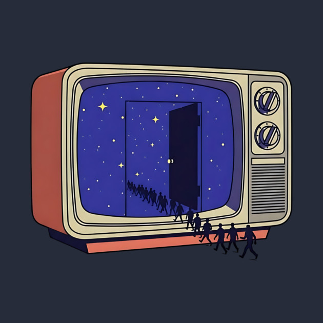 Cosmic Channel Retro TV Portal by Designed By Marty