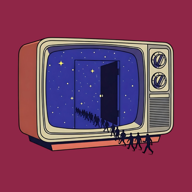 Cosmic Channel Retro TV Portal by Designed By Marty