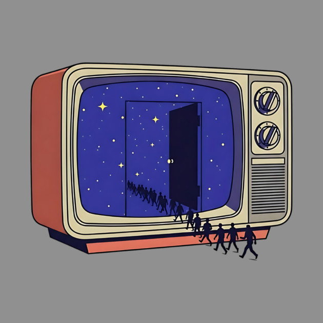 Cosmic Channel Retro TV Portal by Designed By Marty