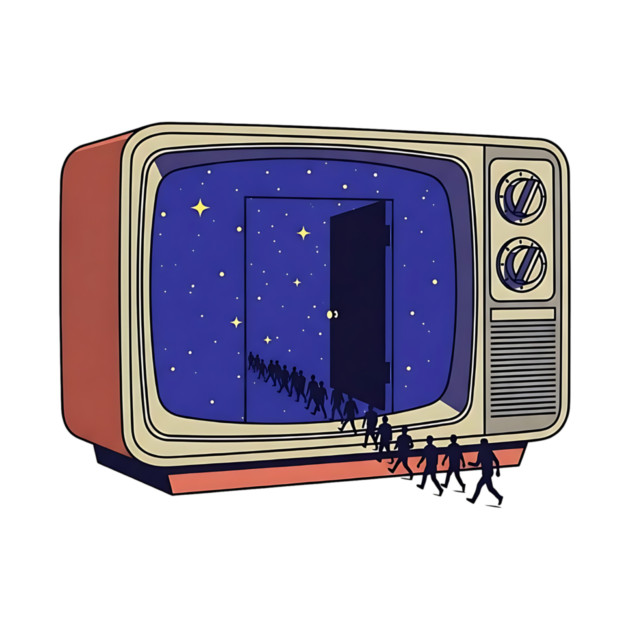 Cosmic Channel Retro TV Portal by Designed By Marty