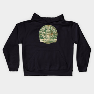 Vintage starbucks 90s Kids Hoodie