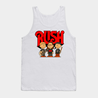 Rush Band Charlie Brown Mashup (TOP LOGO) Tank Top