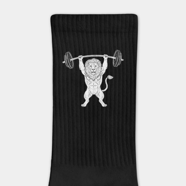 Lion Lifting Weights Gym Strength Fitness by ArtistTee ⭐⭐⭐⭐⭐