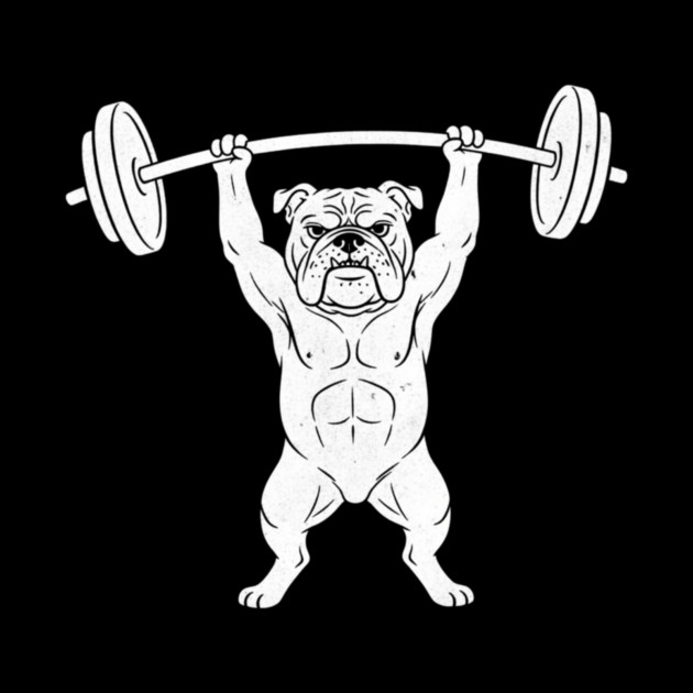 Bulldog Weightlifting Strong Gym Dog Lover by ArtistTee ⭐⭐⭐⭐⭐