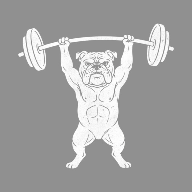 Bulldog Weightlifting Strong Gym Dog Lover by ArtistTee ⭐⭐⭐⭐⭐