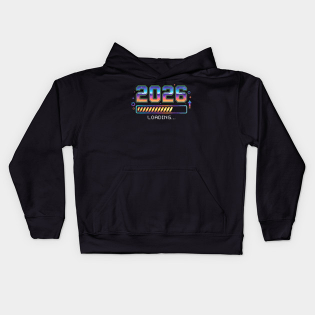 2026 Loading Kids Hoodie by Creatifly Graphic Tees