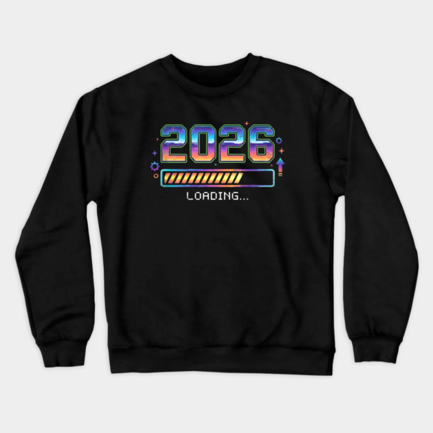 2026 Loading Crewneck Sweatshirt by Creatifly Graphic Tees