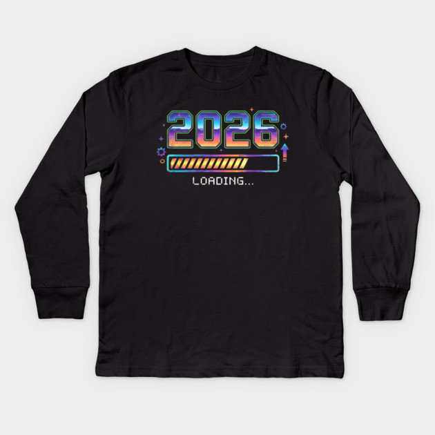 2026 Loading Kids Long Sleeve T-Shirt by Creatifly Graphic Tees