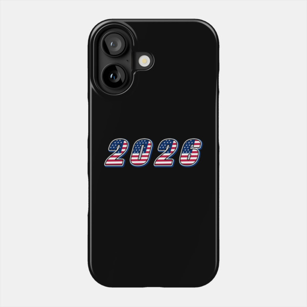 2026 American Flag Phone Case by Creatifly Graphic Tees