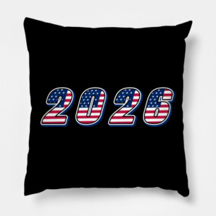 2026 American Flag Pillow