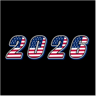 2026 American Flag Posters and Art