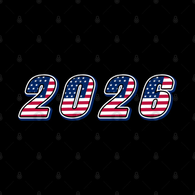 2026 American Flag by Creatifly Graphic Tees